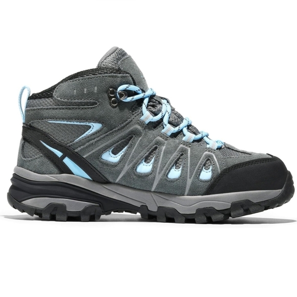 NORTIV 8 Women's Waterproof Wide Hiking Boots Outdoor Trekking Camping Trail - Picture 5 of 13